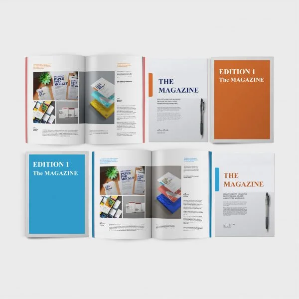 8 Page Editorial Graphic Design